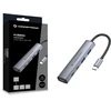 HUB USB Conceptronic Huby i koncentratory USB 3.2 Gen 1 (3.1 Gen 1) Type-C 5000 Mbit/s pilka (HUBBIES22G)