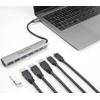 HUB USB Delock Delock 6 Port USB Hub mit 4 x USB Typ-A Buchse und 2 x USB Type-C Buchse