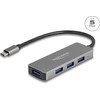 HUB USB Delock DeLOCK 63173 huby i koncentratory USB 3.2 Gen 1 (3.1 Gen 1) Type-C 5000 Mbit/s Juodas