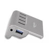 HUB USB Delock Delock USB 3.2 Gen 2 Hub – 4 USB Type A Ports – 10 Gbps – Metal Case – Gray