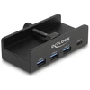 HUB USB Delock huby i koncentratory USB 2.0 Type-A 5000 Mbit/s Juodas