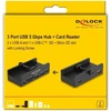 HUB USB Delock Kabelis Typ-A su wtykiem do USB 5 Gbps, 1 m, danych, przesył danych