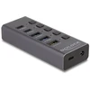 HUB USB Delock USB 5 Gbps Hub su 2 x USB Typ-A i 2 x USB Type-C™ gniazdo i 1 x port szybkiego ładowania + przełącznik