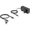 HUB USB Delock USB 5 Gbps Hub su 2 x USB Typ-A i 2 x USB Type-C™ gniazdo i 1 x port szybkiego ładowania + przełącznik
