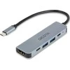 Dicota USB-C 5 viename vaizdo šakotuvas 4K PD 100W