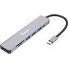 Equip 133494 knyginių kompiuterių dokas / jungčių replikatorius Vielinis USB 3.2 Gen 1 (3.1 Gen 1) Type-C Sidabras