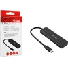 Equip USB šakotuvas USB šakotuvas 4 prievadų 3.2/C->2xUSB-C 2xUSB-A 10Gbps o.Netz.sw