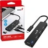 USB (3.0) hub 4-port, UH-400, juoda, Genius