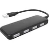 HP USB (2.0) hub 4-port, DHC-CT110C, juoda, Hewlett-Packard