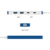 Hyper HyperDrive Flex 4 Port USB-C Combo Hub, Baltas/Mėlyna | HD5200BUGL