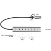 I-tec Hub usb-c/usb-a metal hub 6 port 3xusbc/3xusba