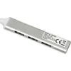 IBOX IUH3FAS Hub USB3.0 + USB 2.0 Sidabrinis