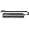 Icy Box Ledo dėžutė IB-AC6405-C 4 prievadų USB 3.0 tipo -C šakotuvas, Aliuminio (1 x tipas -C iki 4 x tipas-A) Raidsonic 4 prievadų USB 3.0 tipo -C šakotuvas, Aliuminio (1 x tipas -C iki 4 x tipas- A )