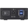 HUB USB InLine ® USB 3.2 Gen.1. 7 Port Hub Aliuminio dėklas su 2.5A maitinimo juoda