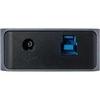 HUB USB InLine ® USB 3.2 Gen.1 mazgas, 7-prievadas, su jungikliu, aliuminio, pilka, su maitinimo šaltiniu