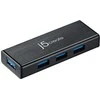 HUB USB j5create 1x microUSB + 4x USB- A (JUH340)