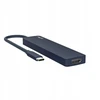 HUB USB Jcpal Linx USB-C 7in1 - USB-C adapteris (2 x USB-A 3.0 / USB-C 3.1 / HDMI 60Hz / micro/SD kortelių skaitytuvas / PD 100W) indigo (JCP6365)