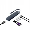 HUB USB Jcpal Linx USB-C 7in1 - USB-C adapteris (2 x USB-A 3.0 / USB-C 3.1 / HDMI 60Hz / micro/SD kortelių skaitytuvas / PD 100W) indigo (JCP6365)