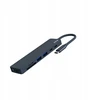 HUB USB Jcpal Linx USB-C 7in1 - USB-C adapteris (2 x USB-A 3.0 / USB-C 3.1 / HDMI 60Hz / micro/SD kortelių skaitytuvas / PD 100W) indigo (JCP6365)