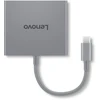 LENOVO USB-C 4 viename kelionių šakotuvas Gen2, juodas