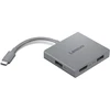 LENOVO USB-C 4 viename kelionių šakotuvas Gen2, juodas