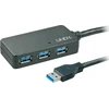 USB Hub - LINDY USB 3.0 Aktyvus Prailginimo Pro Hub Laidas, 10 m, Juodas