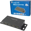 LogiLink Hub 4xUSB 2.0 metalinis korpusas