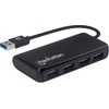Manhattan 164900 sąsajos šakotuvas USB 3.2 Gen 1 (3.1 Gen 1) Type-A 5000 Mbit/ai Juoda