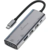 HUB USB MediaRange MediaRange HUB USB-C 5 in 1 Multiport Adapteris, sidabrinis