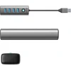 Hub Orico PDD4U-U3 4x USB-A 3.0 – pilkos spalvos