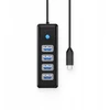 Orico PW4U-C3 USB Hub 4-port USB-A 3.0 1m – juodas