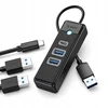 Orico PWC2U-U3 3-port USB hub 2x USB-A 3.0 1x USB-C 3.0 1 m - juodas
