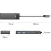 Adapterio šakotuvas 4in1 Orico USB A3.0x2 + Type-C3.0x1 + PD100Wx1
