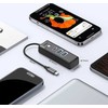 Orico Hub adapteris USB-C prie 2x USB 3.0 + USB-C, 5 Gbps, 0.15 m (juodas)