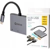 USB-C šakotuvas Platinet 3in1 (PMH9991T) (1xHDMI 4K; 1xUSB-C; 1xUSB 3.2)