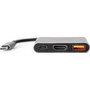 USB-C šakotuvas Platinet 3in1 (PMH9991T) (1xHDMI 4K; 1xUSB-C; 1xUSB 3.2)