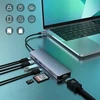 Platinet 7in1 USB-C šakotuvas (PMH9997B) (1xHDMI 4K; 1xUSB-C; 2xUSB 3.2; SD MicroSD)