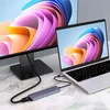 Platinet 7in1 USB-C šakotuvas (PMH9997B) (1xHDMI 4K; 1xUSB-C; 2xUSB 3.2; SD MicroSD)