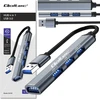 Centratorius adapteris USB 3.0 4in1 3x 2.0 Qoltec