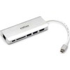 Roline USB HUB ROLINE prijungimo stotelė USB Type C, HDMI 4K, USB 3.0 / USB 3.2 Gen 1, SD / MicroSD, Gigabit Ethernet