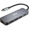 HUB USB Roline Hub USB 3.2 Gen 2, 4-kierunkowy, kabelis połączeniowy typu C