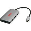 HUB USB Roline Koncentrator USB 3.2 Gen 1, 3-drożny, kabelis połączeniowy typu C (PD+Data)