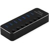 Roline USB HUB USB 3.2 Gen 1 šakotuvas, skirtas ROLINE nešiojamiesiems kompiuteriams, 7 atskirai perjungiami prievadai