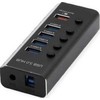Roline USB HUB ROLINE USB 3.2 Gen 1 Notebook Hub 4 prievadai + 1x įkrovimas