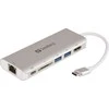 Sandberg USB-C dokas HDMI+LAN+SD+USB100W