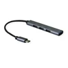HUB USB Secomp Standartinis USB 2.0 šakotuvas, USB-C jungtis, 4 USB-A prievadai (3 USB 2.0 prievadai + 1 USB 3.2 Gen1 prievadas) (S3017)