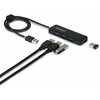 HUB USB StarTech 4-Port USB-A Hub USB 3.0 5Gbps Mini rozdzielacz USB zasilany su magistrali su kablem 61cm USB-A zu 4x USB-A Splitter