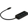 StarTech USB-A Hub 4 prievadai juodi