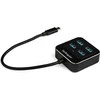 StarTech USB-A Hub 4 prievadai juodi