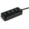 StarTech USB-A Hub 4 prievadai juodi